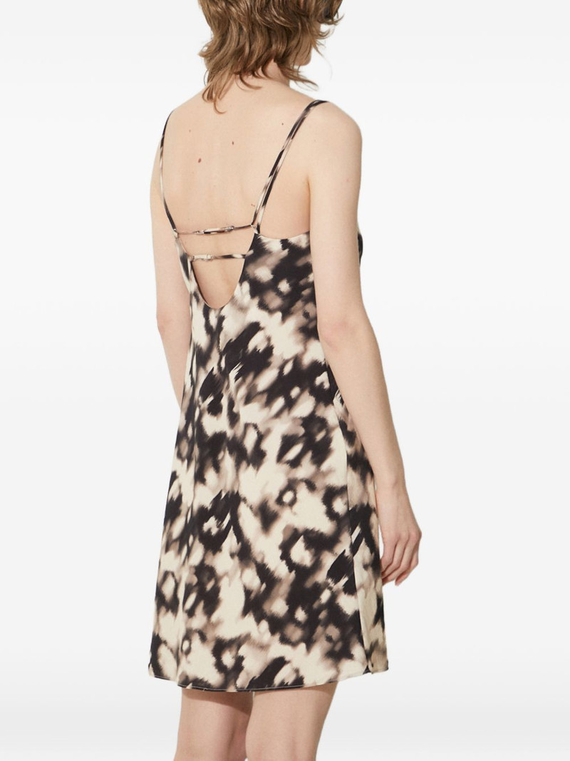 cowl-neck mini dress 4