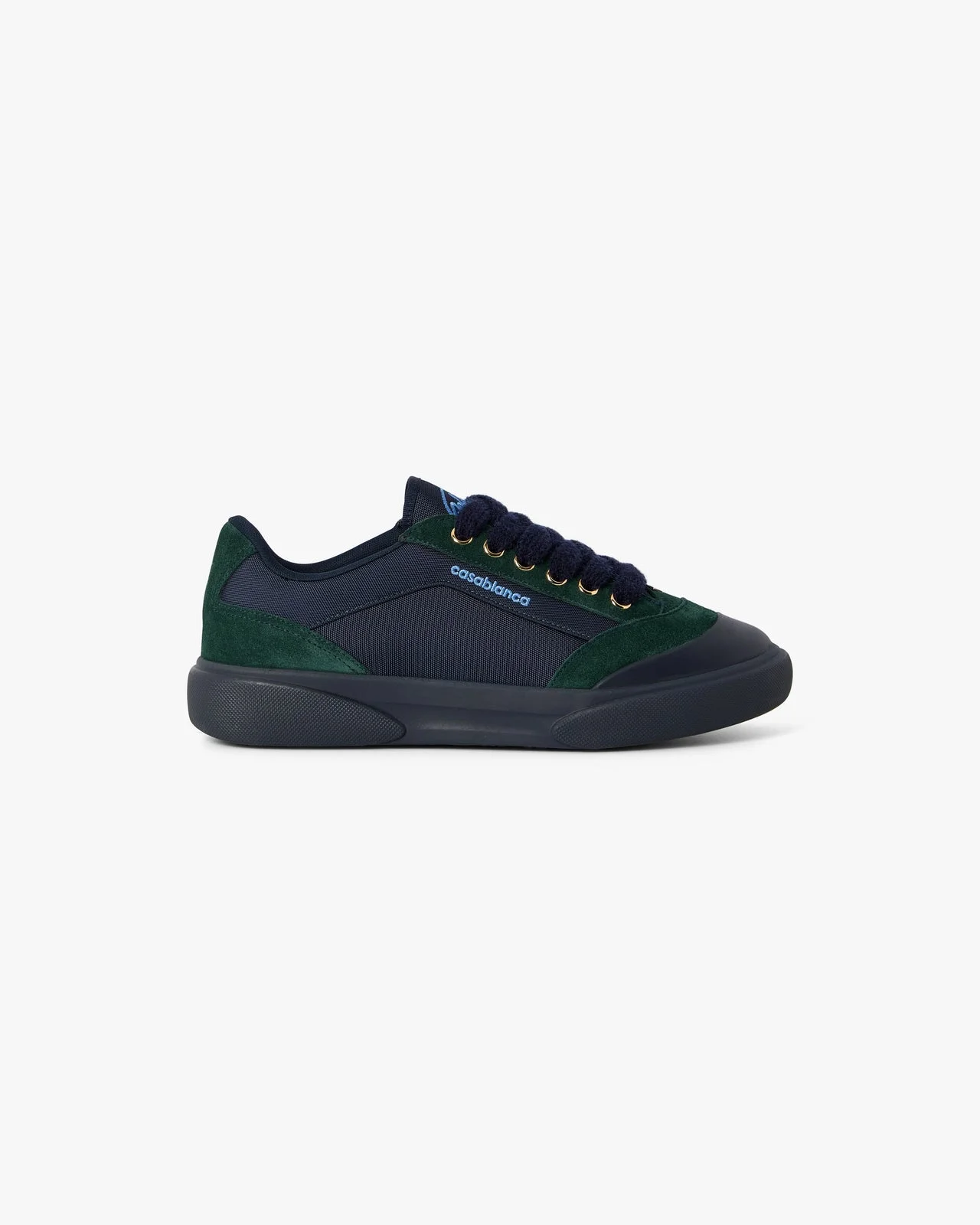 Men's Blue & Green Del Mar Sneaker - 1