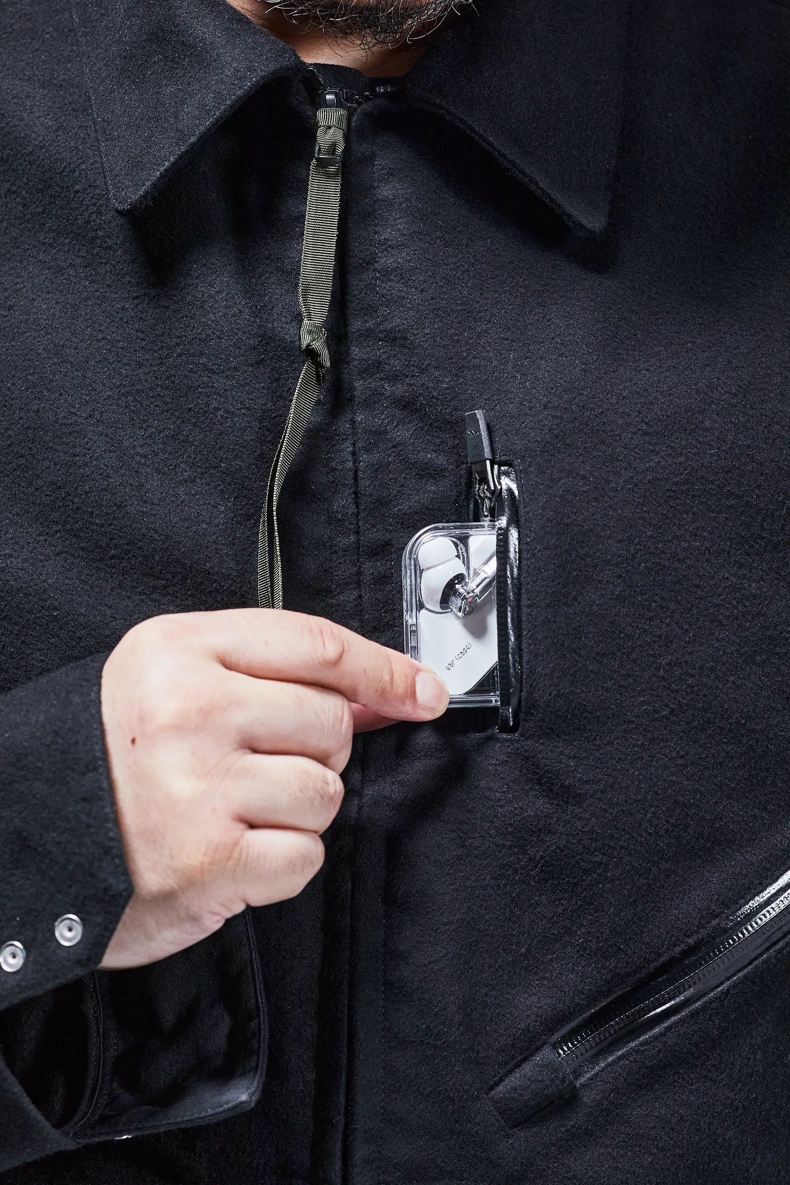 J121-KI Cotton Moleskin Jacket Black - 19
