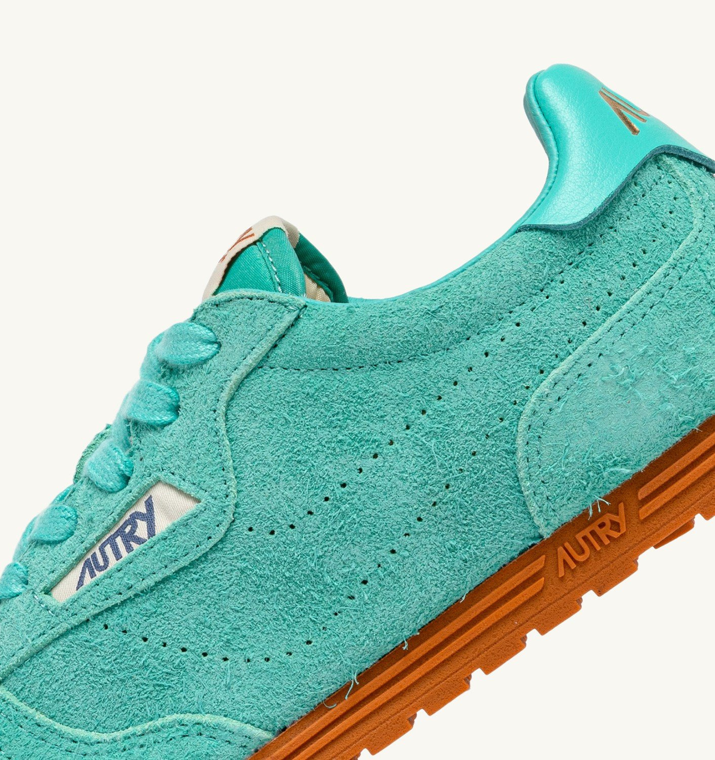 SNEAKERS WINDSPIN IN TURQUOISE SUEDE - 6