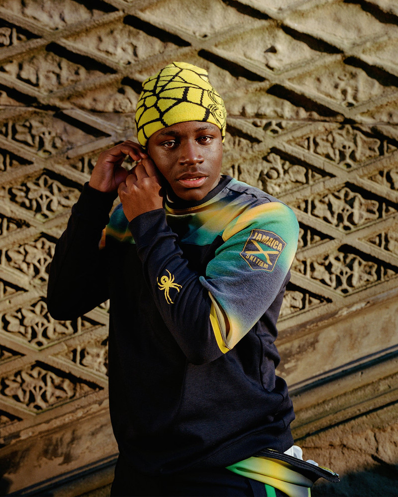 Mens Jamaica Speed Fleece Crew - Black 4