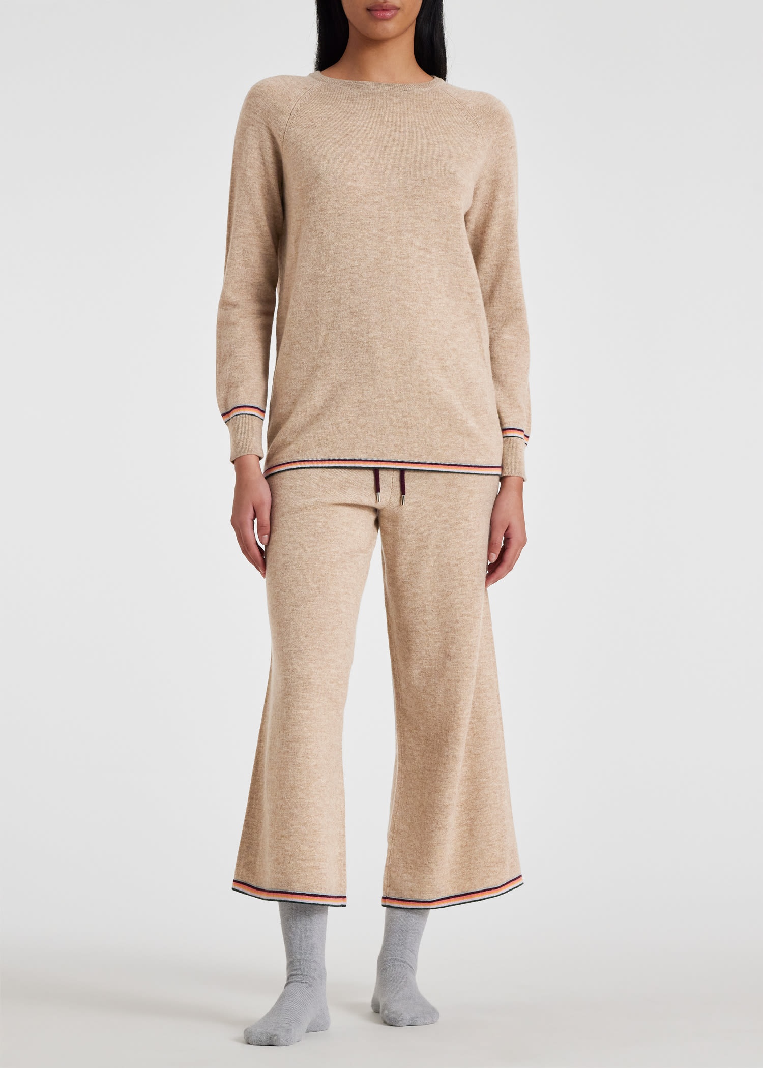 Merino Wide Leg Lounge Sweatpants - 7