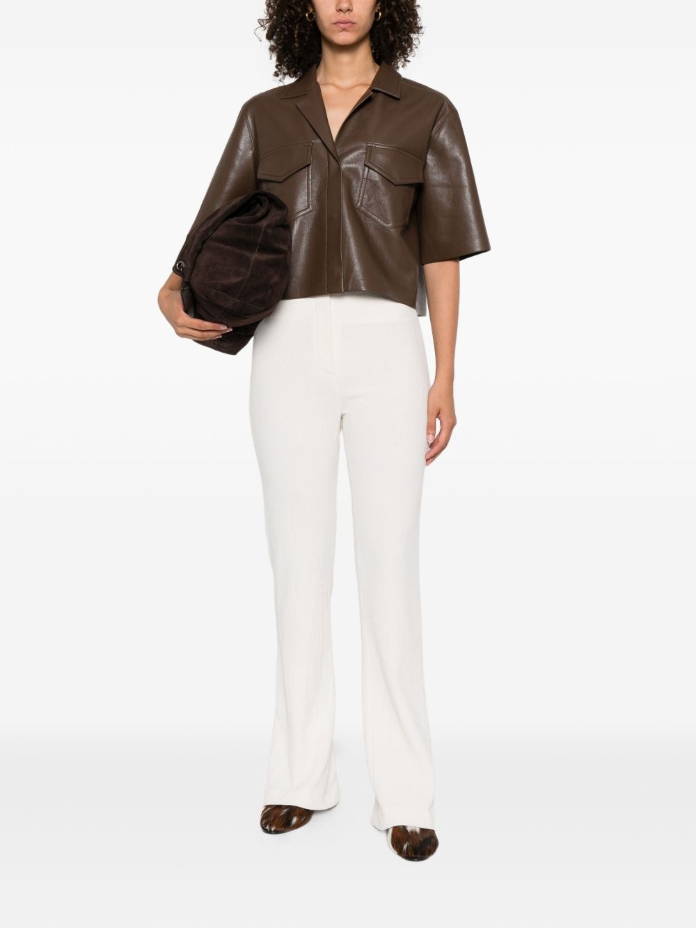 Shera back-slit trousers - 2