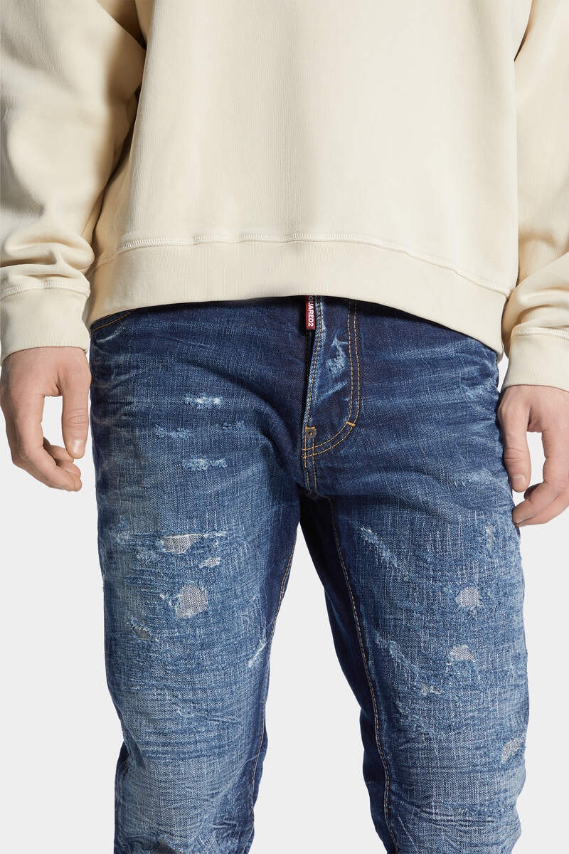 DARK CAT SCRATCH WASH COOL GUY JEANS - 5
