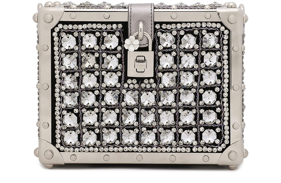 Embroidered jacquard Dolce Box bag - 1