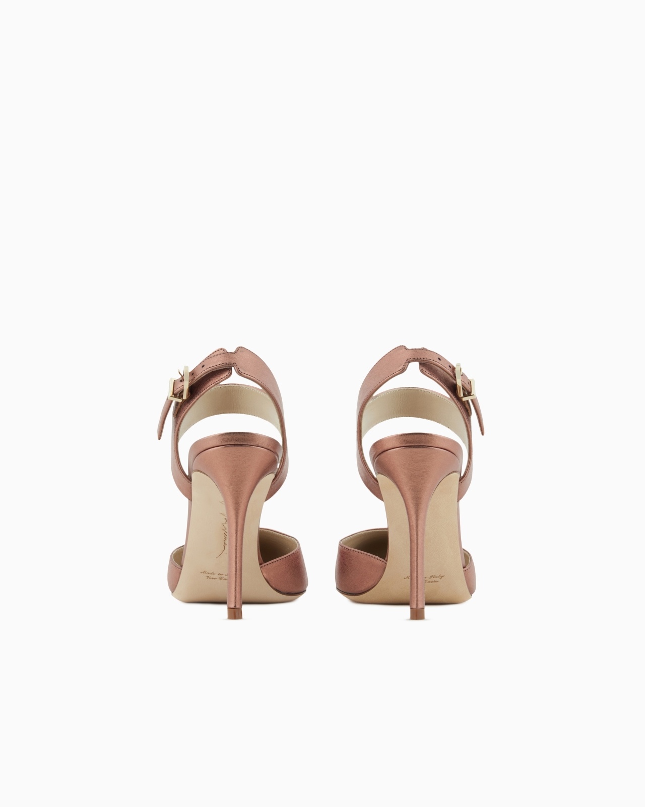LAMÉ LEATHER COURT SHOES - 4