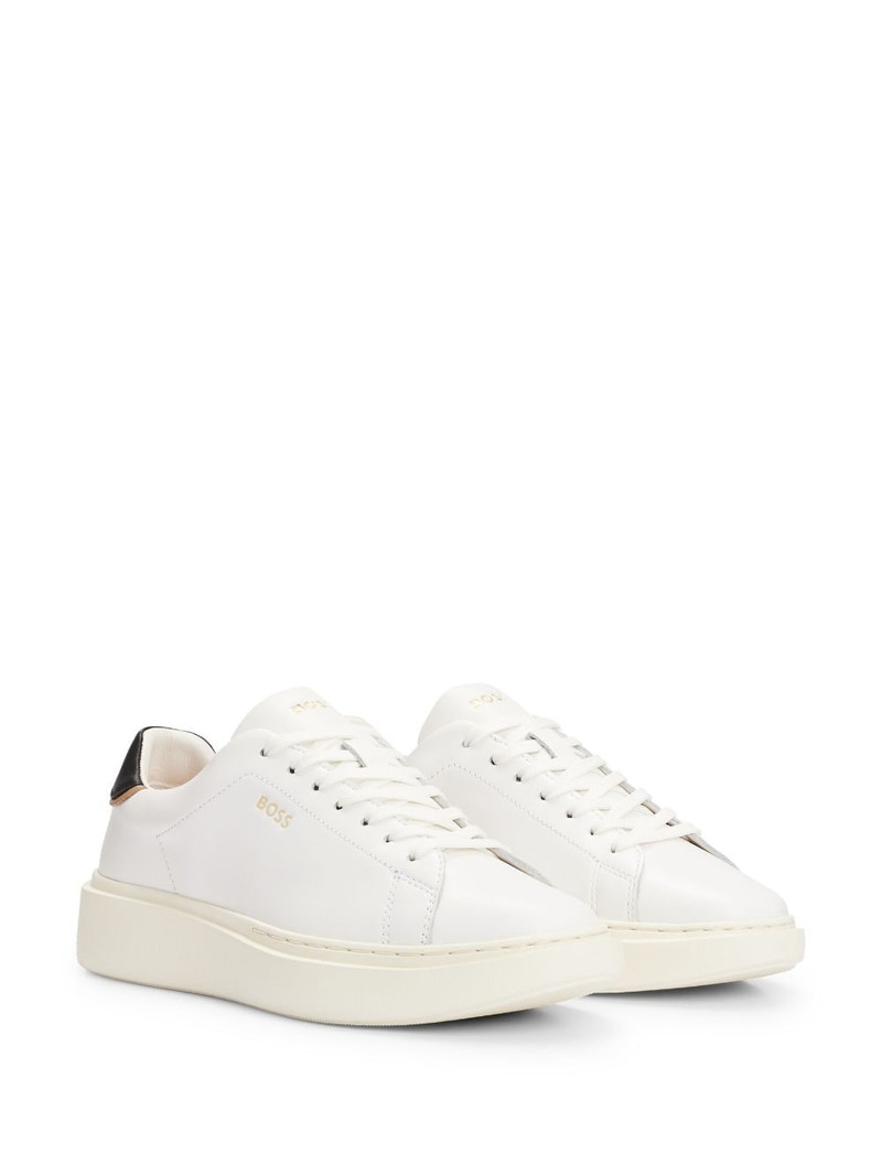BOSS logo-debossed sneakers outlook