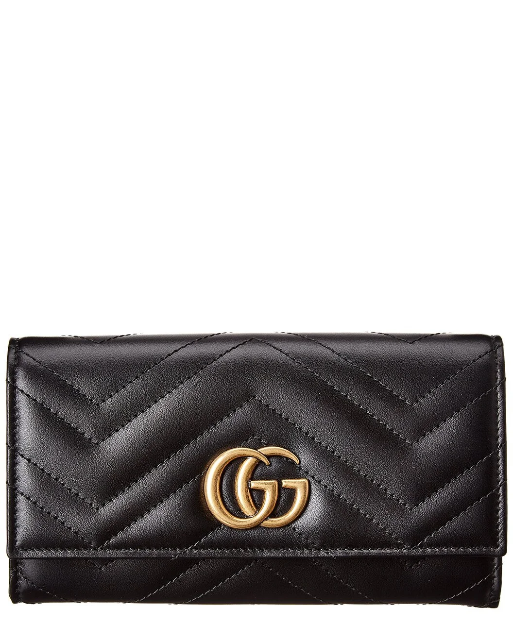 Gucci GG Marmont Matelasse Leather Continental Wallet - 1