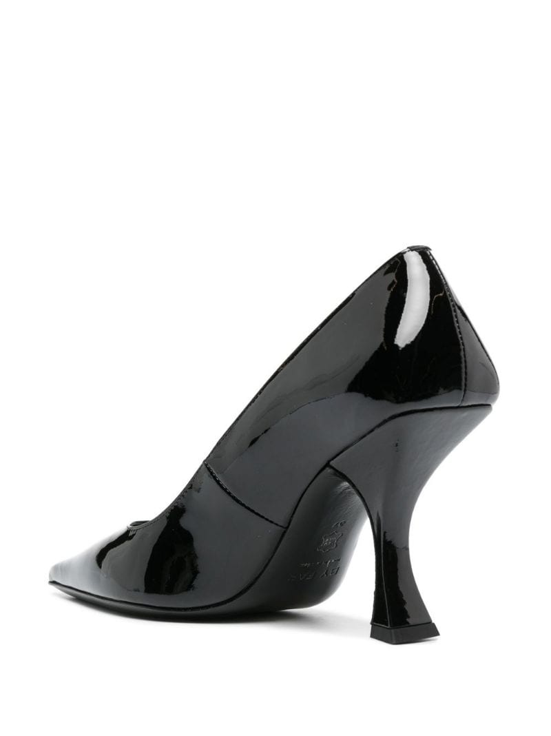 pointed 95mm patent-leather pumps - 3