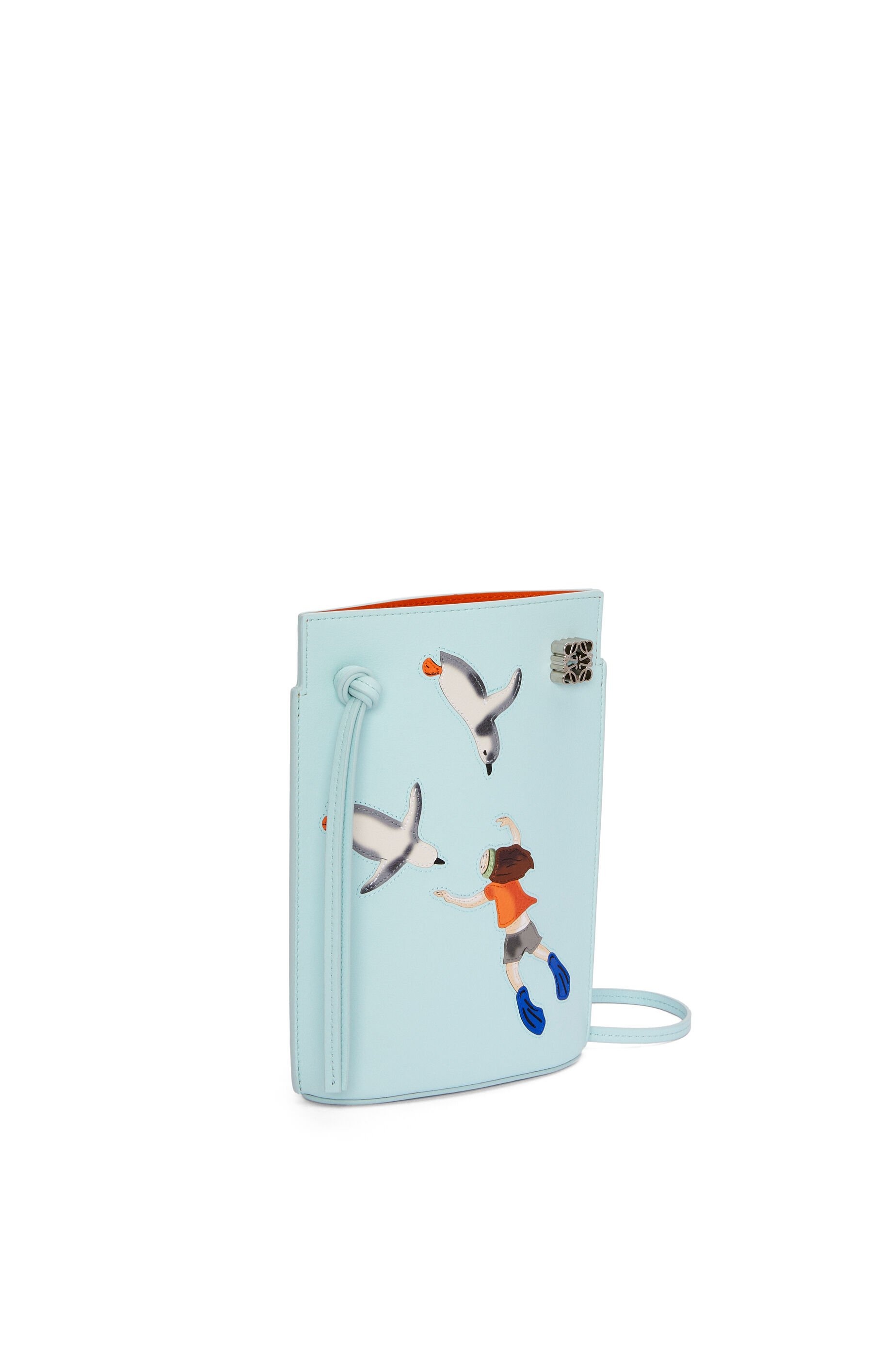 Penguin Dice pocket in satin calfskin - 4