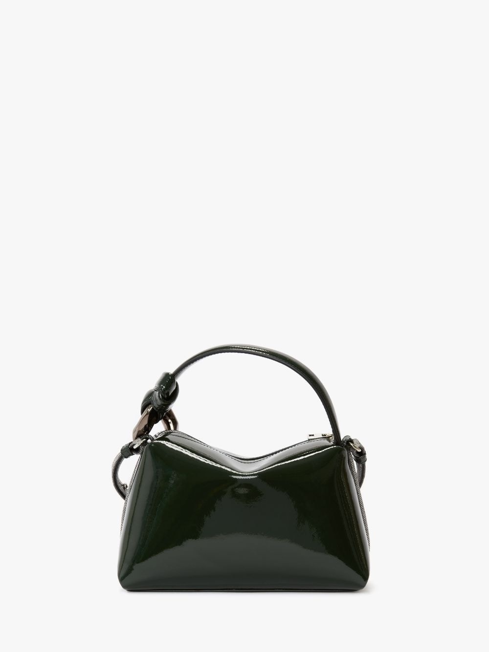 SMALL JWA CORNER BAG -  COATED DENIM CROSSBODY BAG - 4