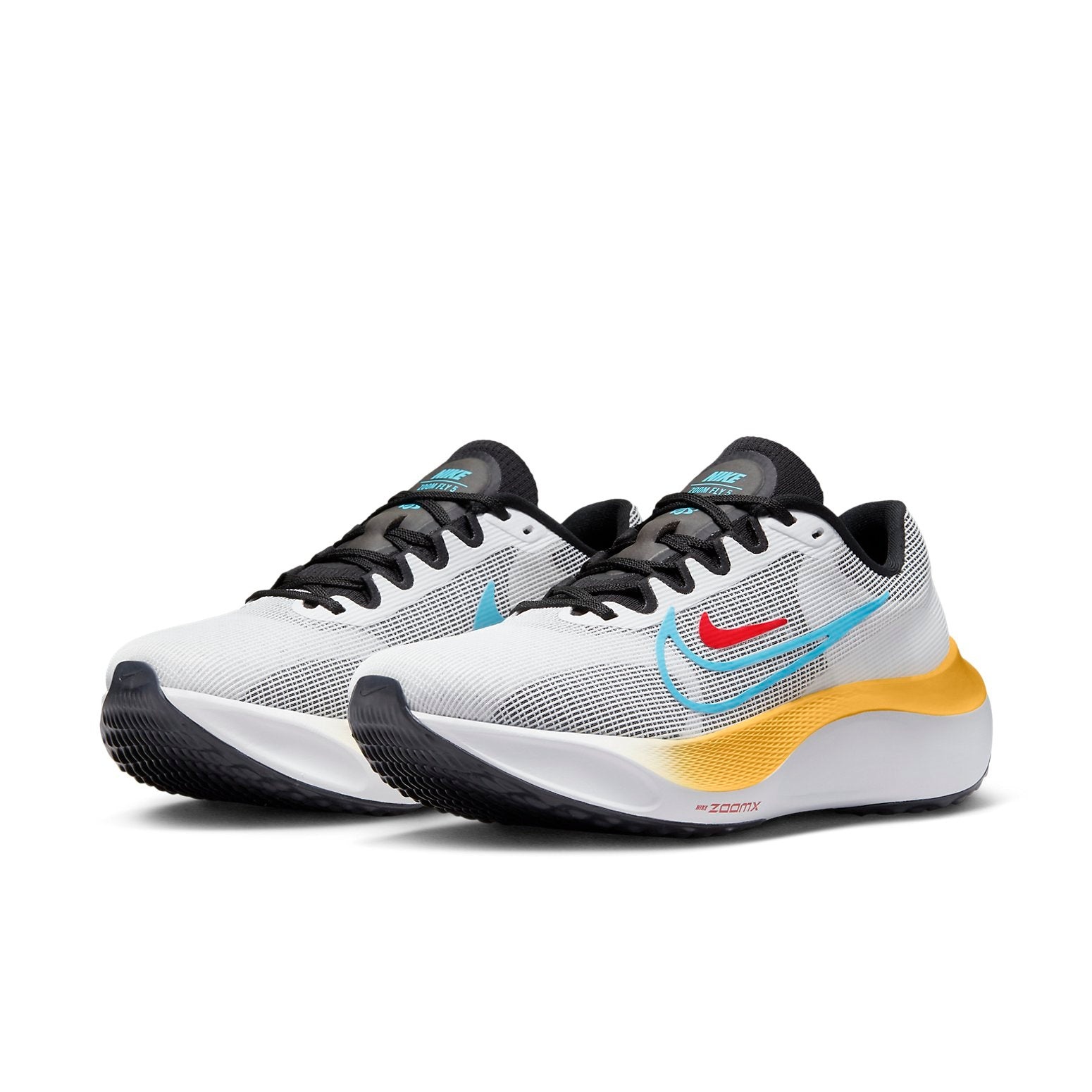 (WMNS) Nike Zoom Fly 5 'White Black Baltic Blue' DM8974-002 - 5