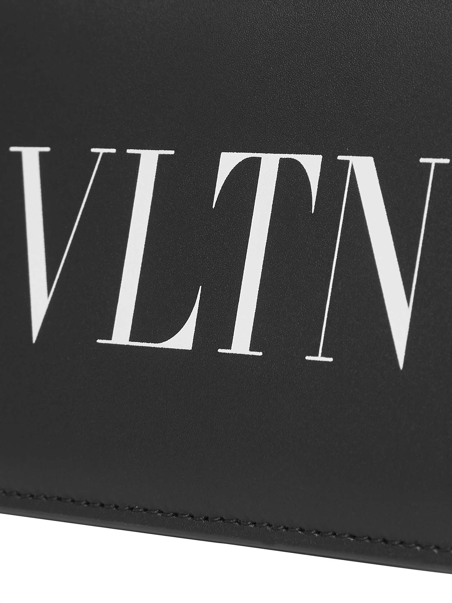 Valentino Garavani Logo-Print Leather Bifold Cardholder - 4