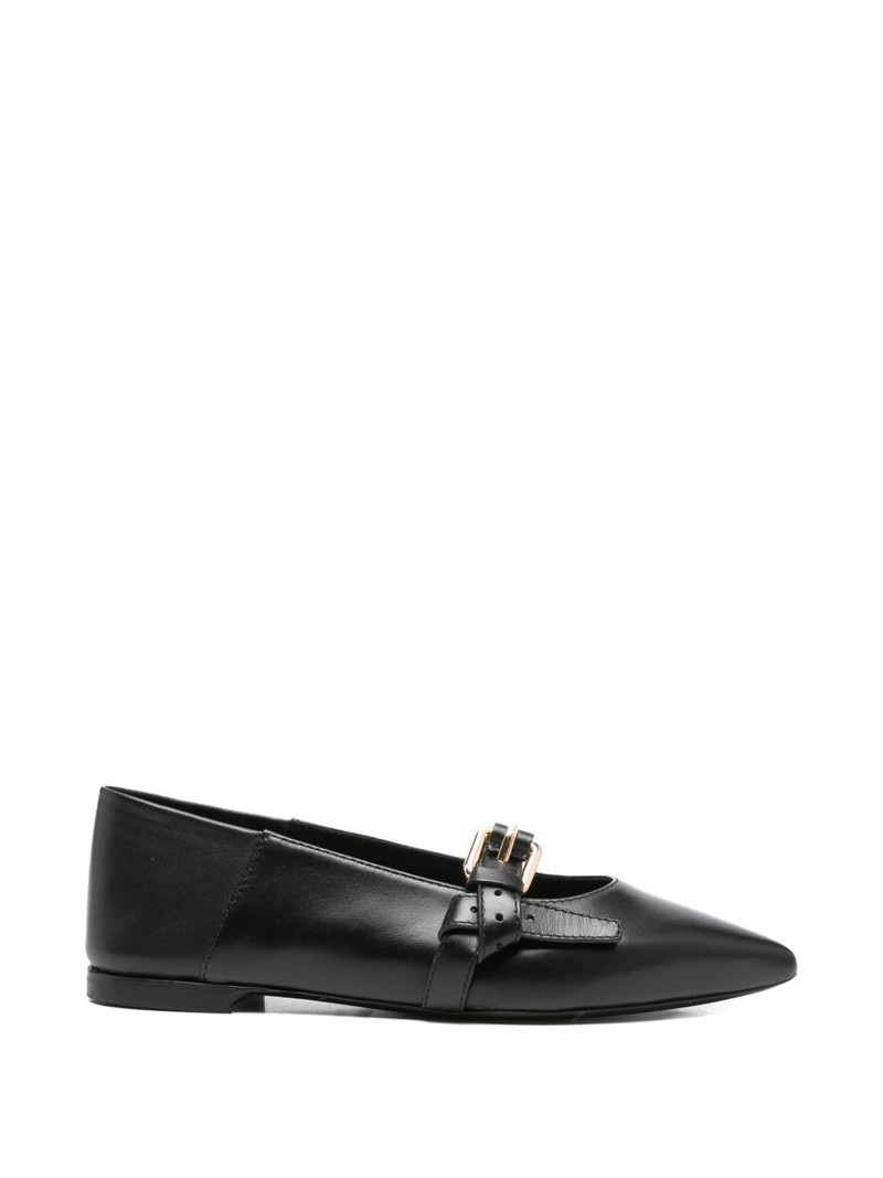 buckle strap ballet flats 1