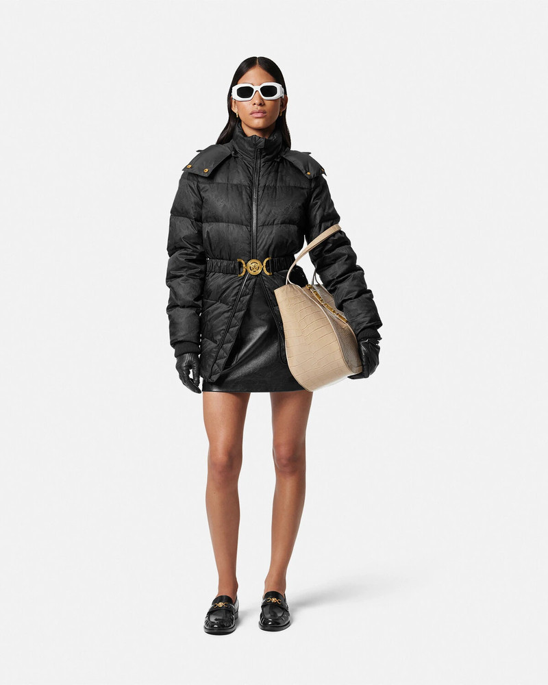 VERSACE Barocco Jacquard Puffer Jacket outlook