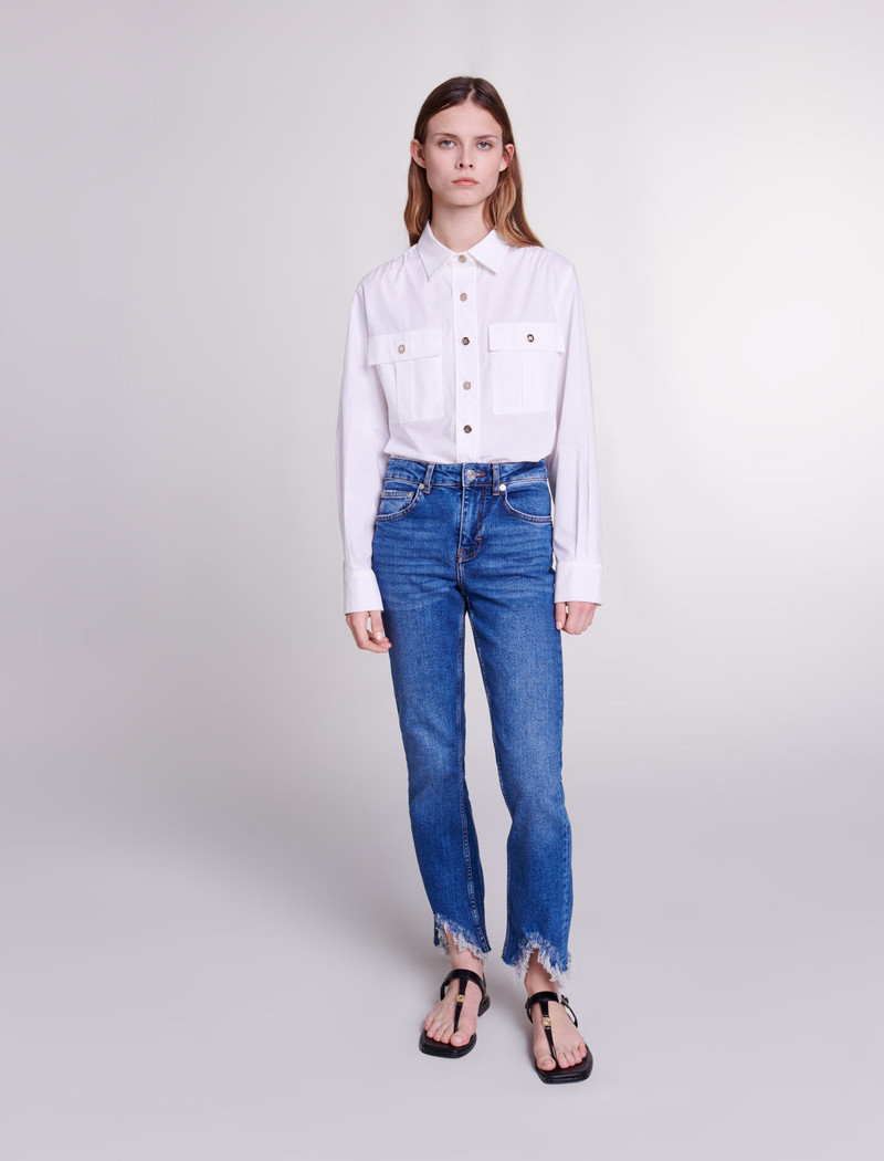 maje Skinny ripped jeans outlook