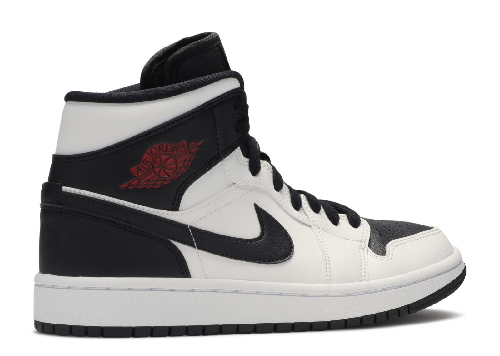 WMNS JORDAN 1 MID 'WHITE BLACK' - 3