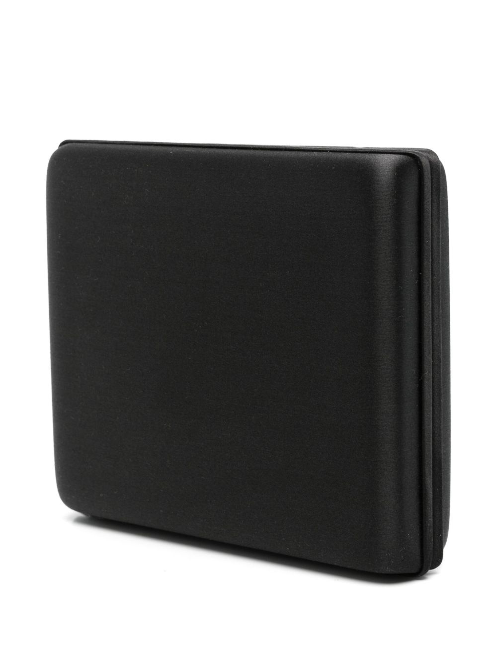 satin box clutch - 2