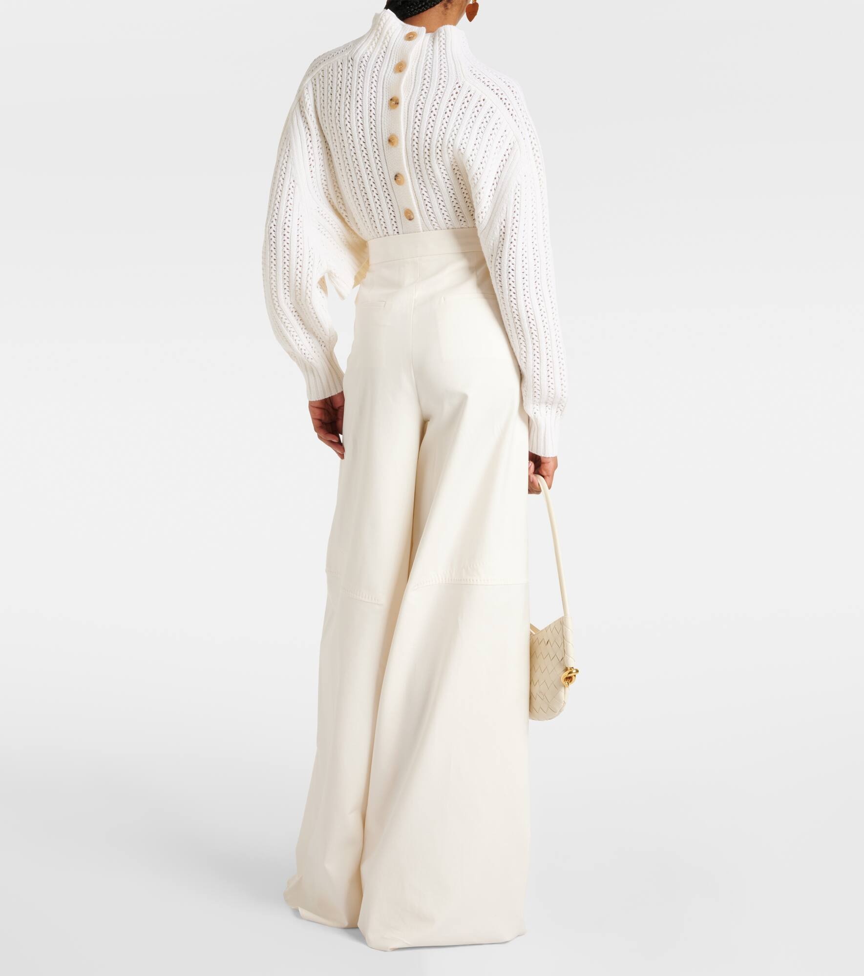 Avoriaz cotton-blend wide-leg pants - 3
