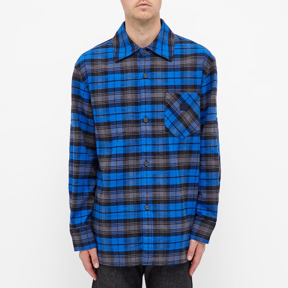 Acne Studios Salak Flannel Face Shirt - 5