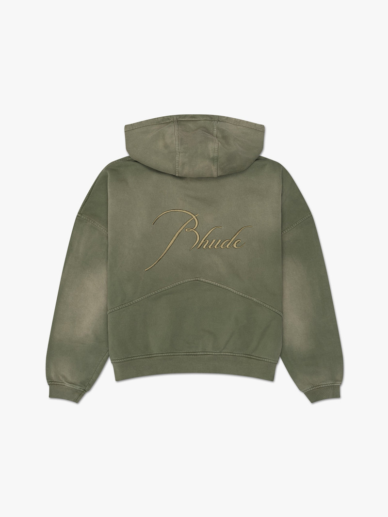 Rhude FULL ZIP HOODIE outlook