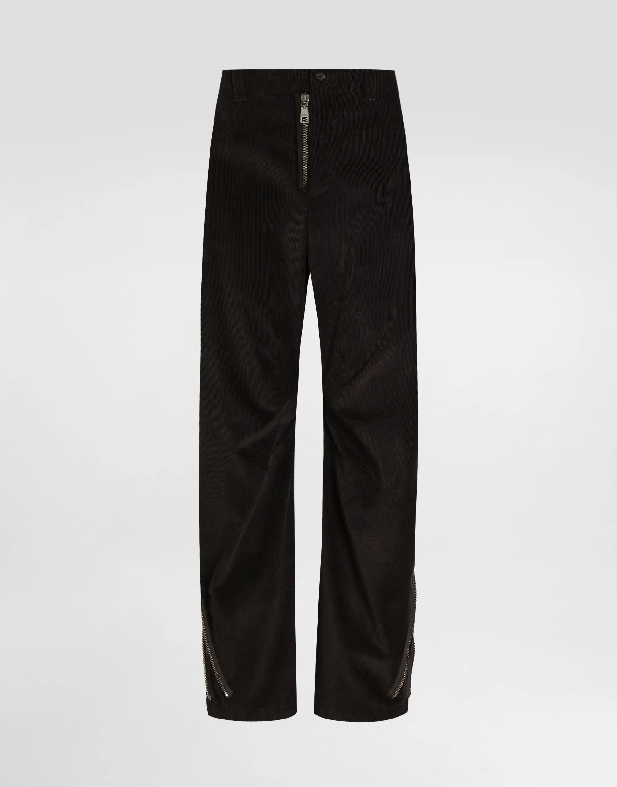 Corduroy cargo trousers - 1