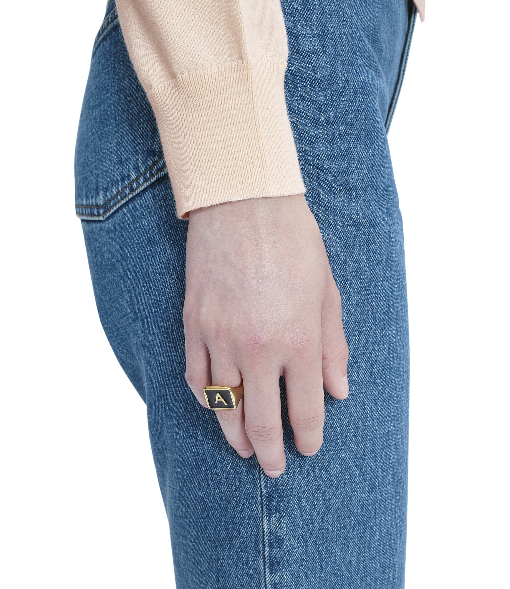 Logo A signet ring - 2