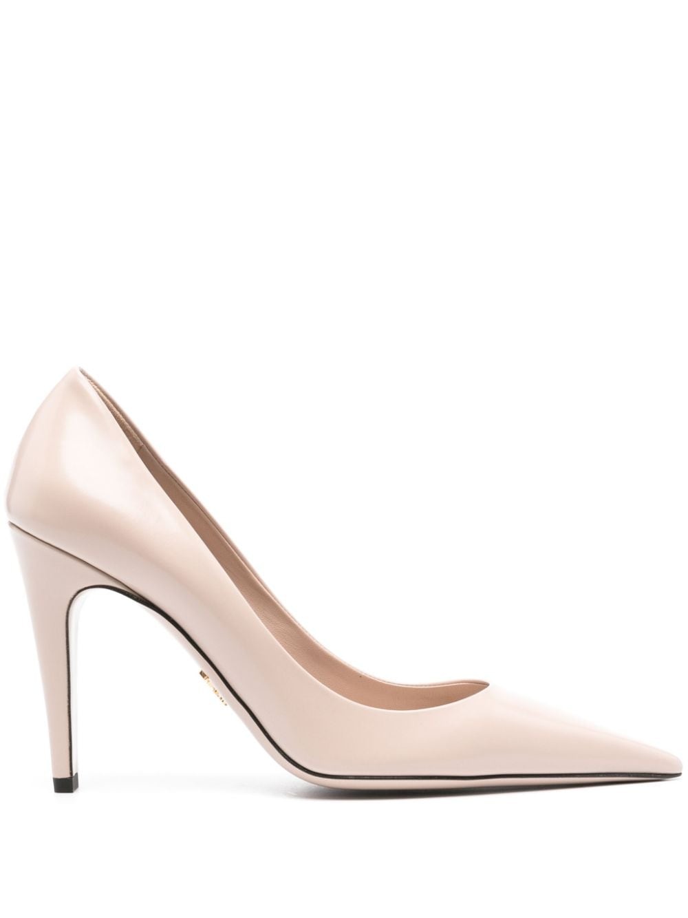 100mm leather pumps - 1