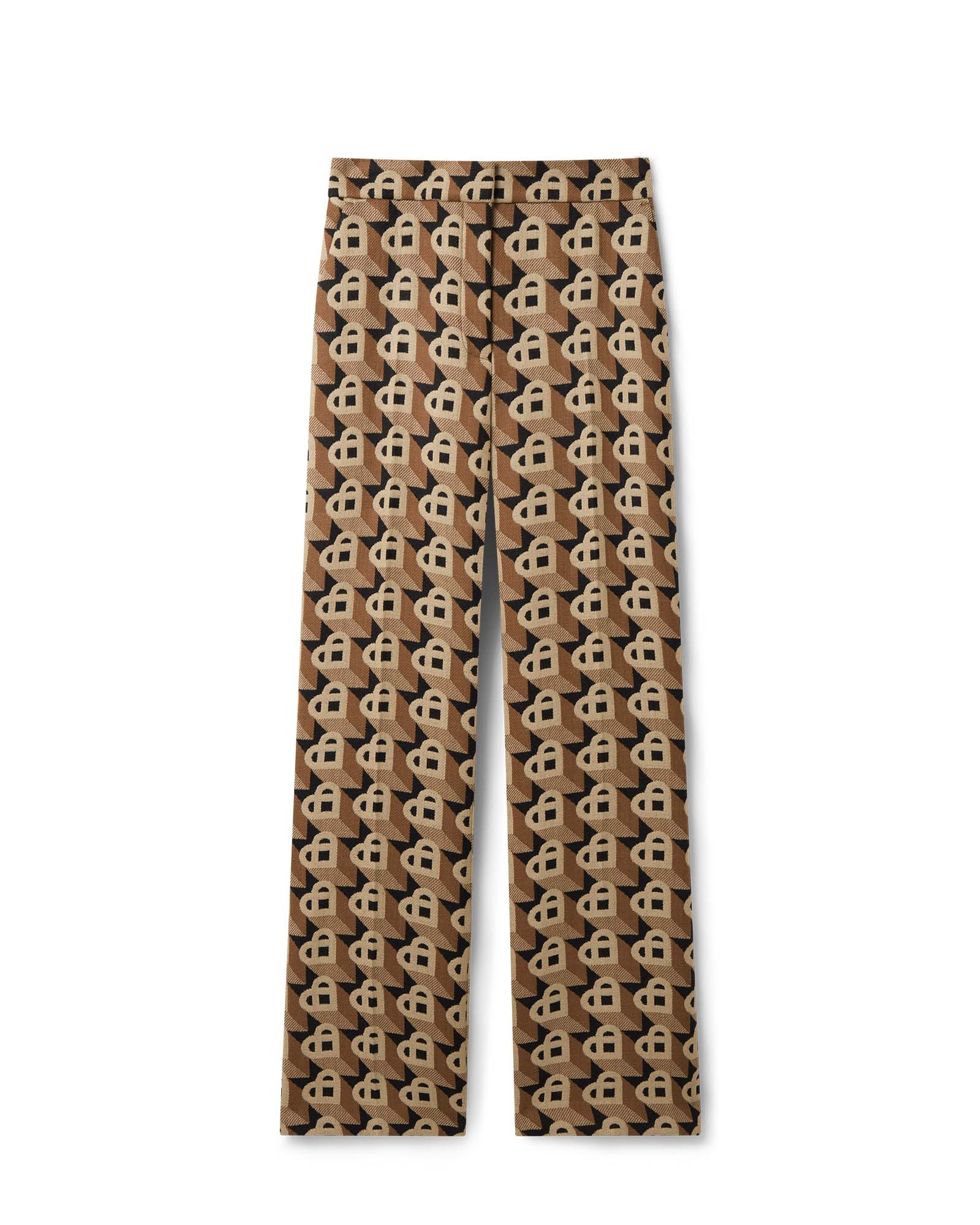 Heart Jacquard Trousers - 1