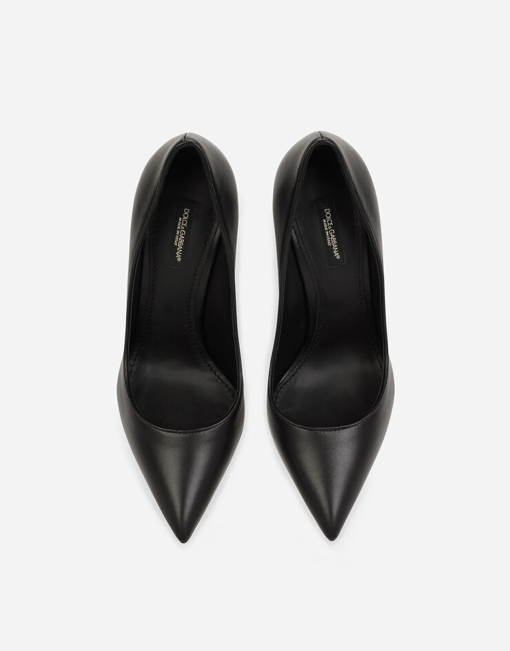 Nappa leather pumps with DG heel - 4