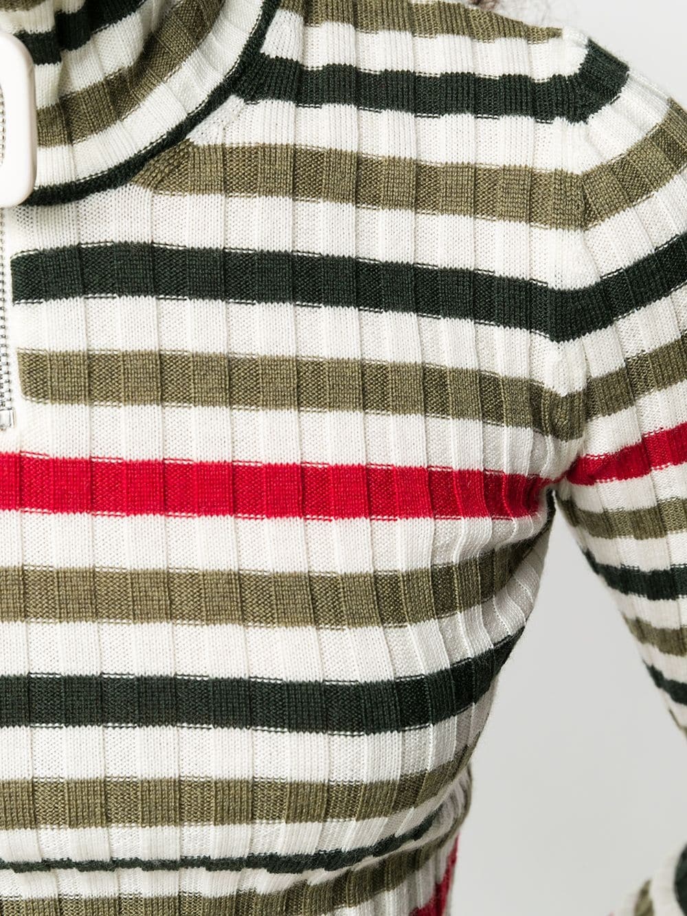 striped high-neck pullover - 5