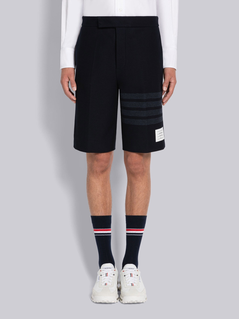 DOUBLE FACE TECH TWILL TONAL 4-BAR BERMUDA SHORTS 1