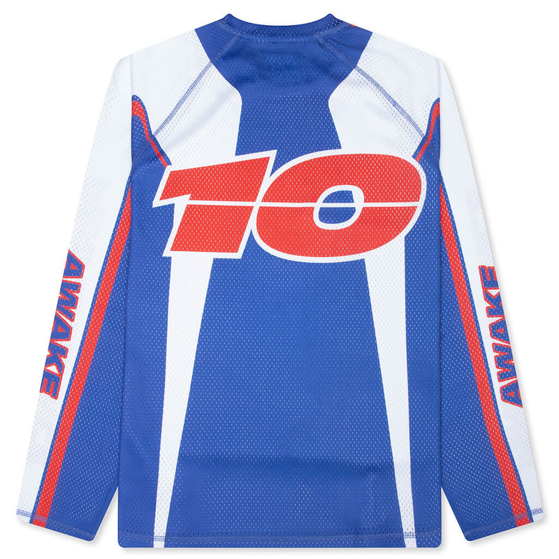 AWAKE NY MESH RACER JERSEY - BLUE outlook