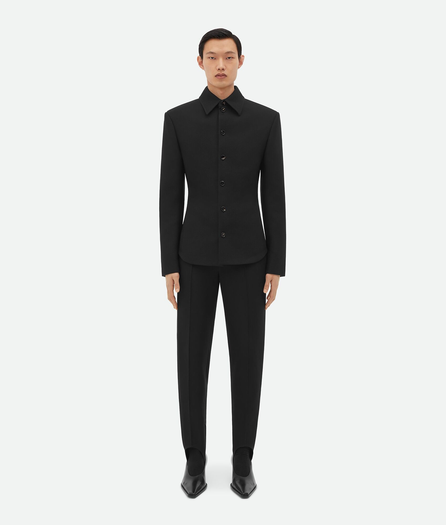 【関税&送料込】Bottega Veneta Structured Cotton Jacket Bottega Veneta Structured Cotton Stripe Jacket - Bergdorf
