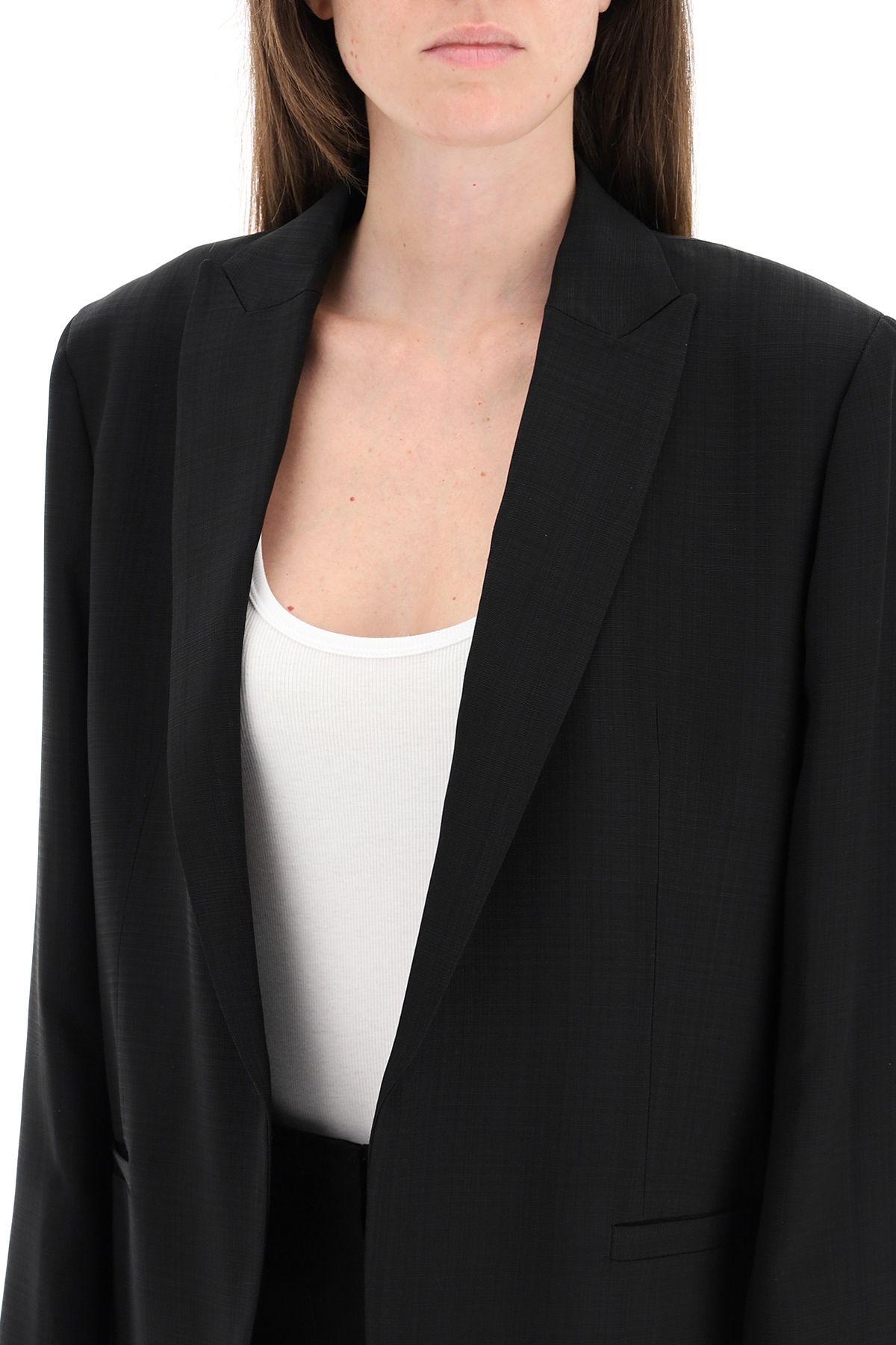 OVERSIZED VISCOSE BLAZER - 5