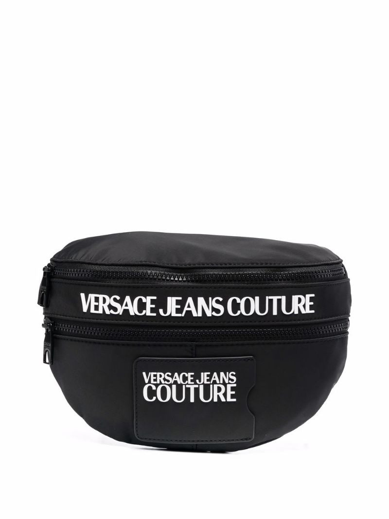 logo-print belt bag 1