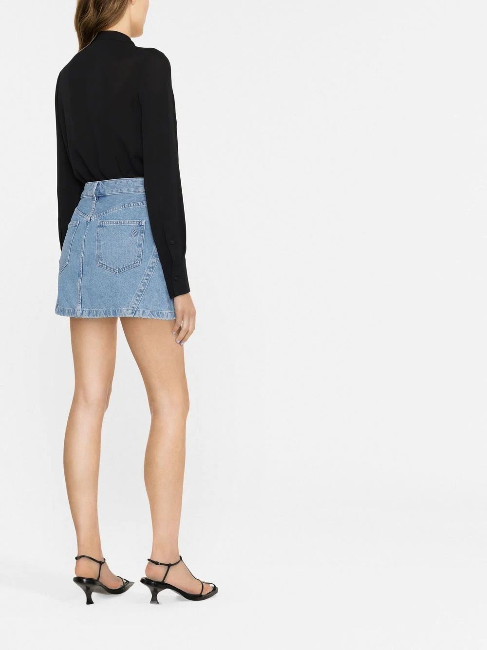 long-sleeve silk shirt - 3