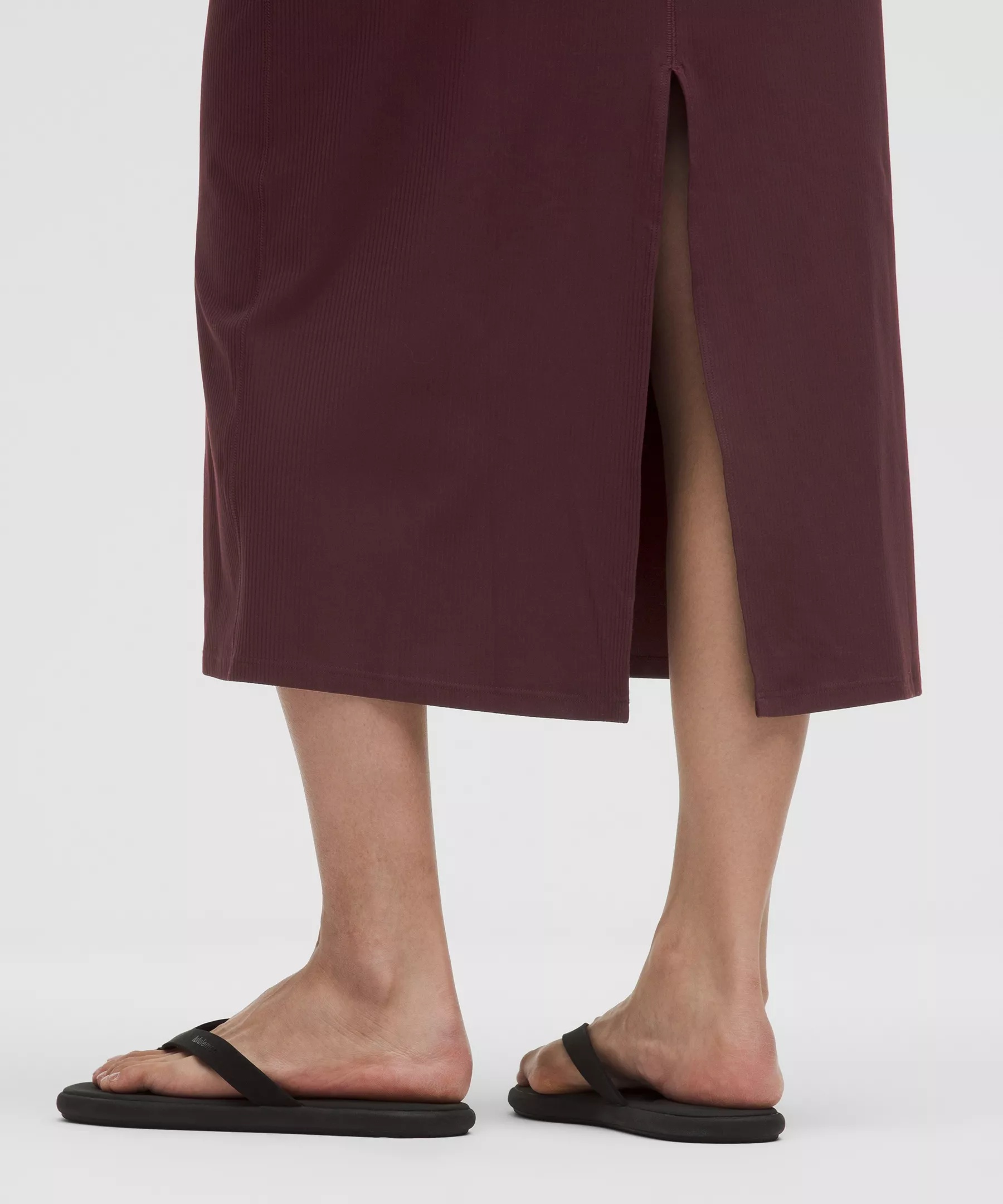 All Aligned Ribbed Midi Dress - 5