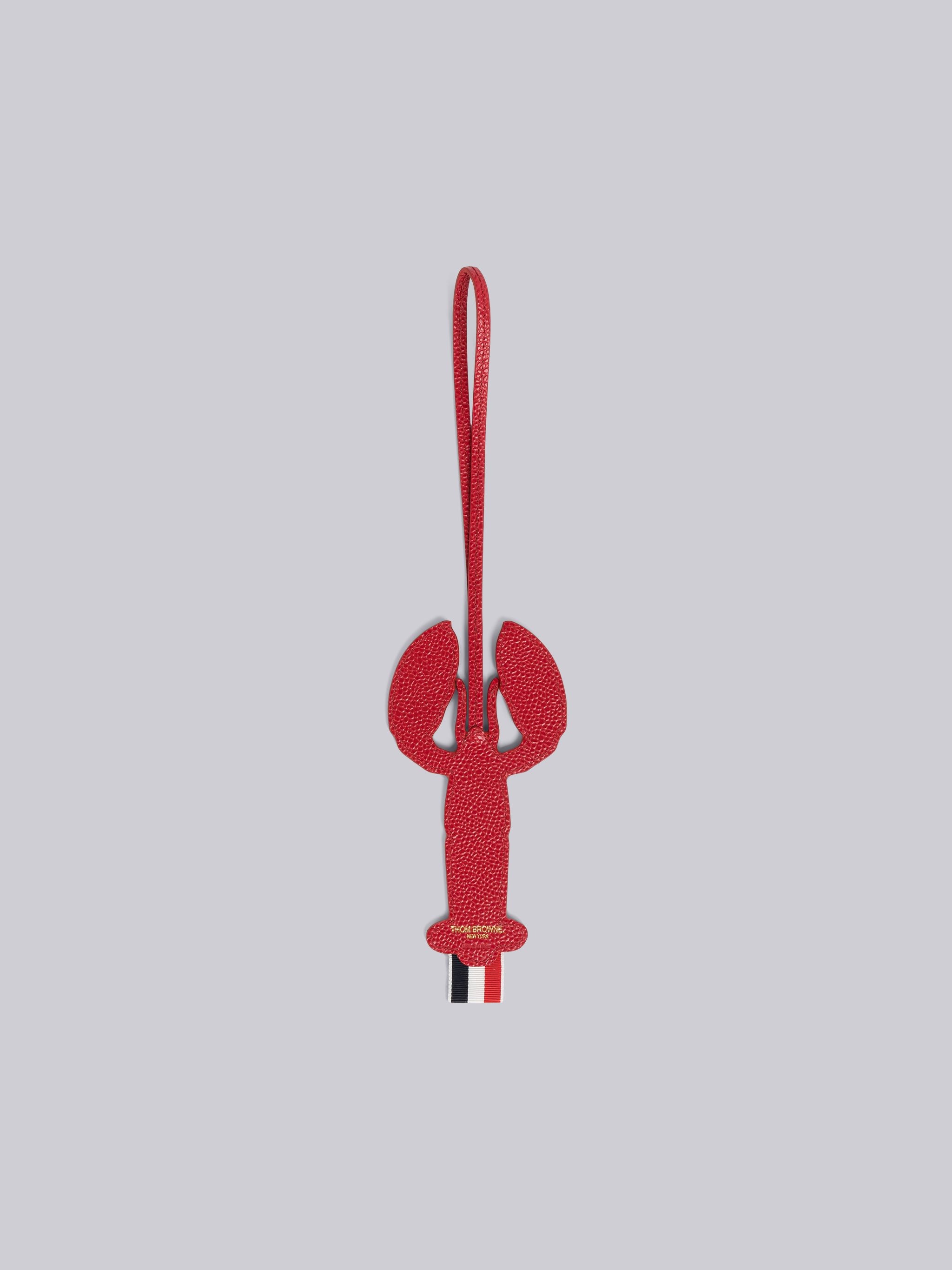 Pebble Grain Leather Lobster Charm - 3