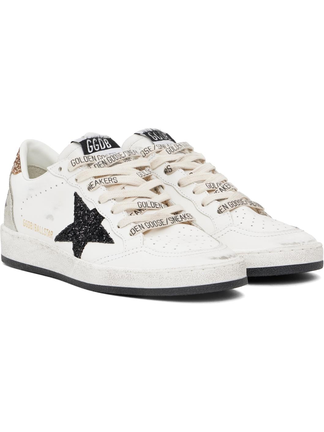 White Ball Star Sneakers - 4