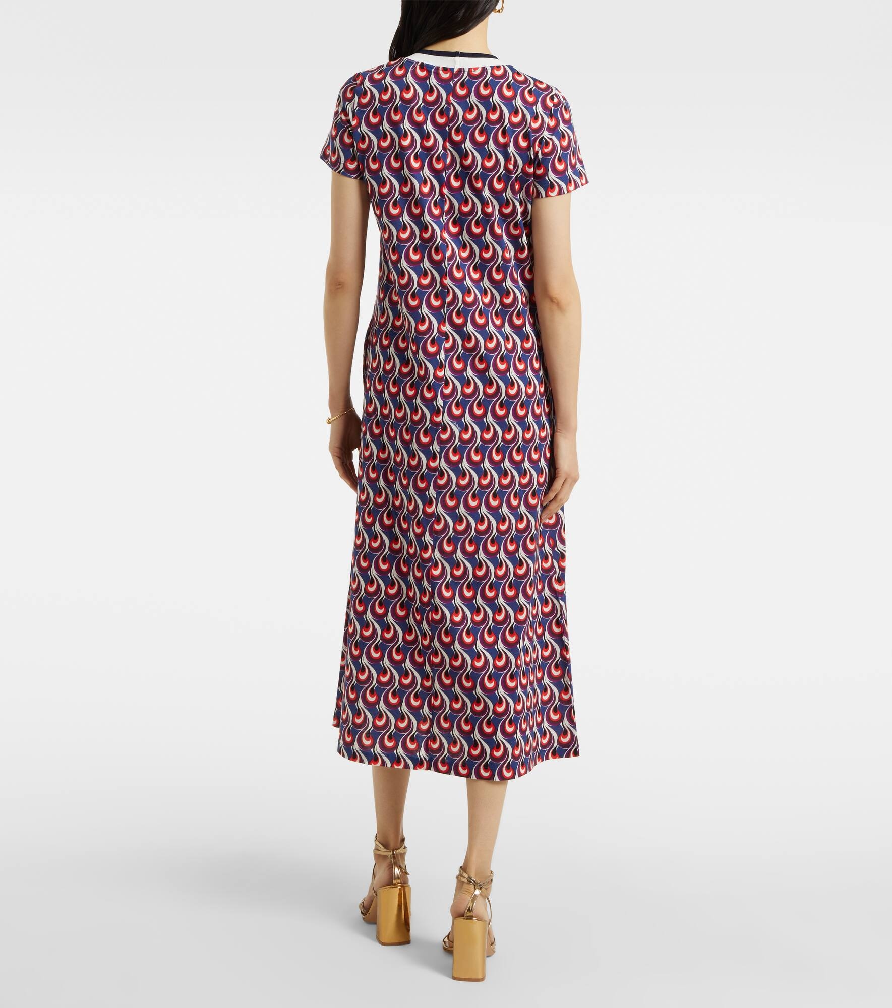 Swing Sporty printed jersey midi dress - 3