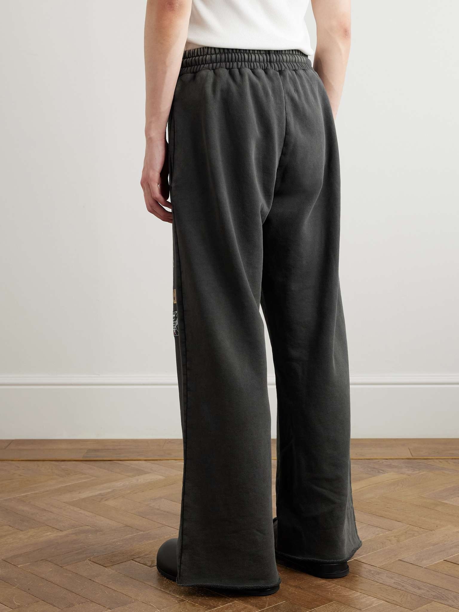 Principal Straight-Leg Logo-Print Cotton-Jersey Sweatpants - 4