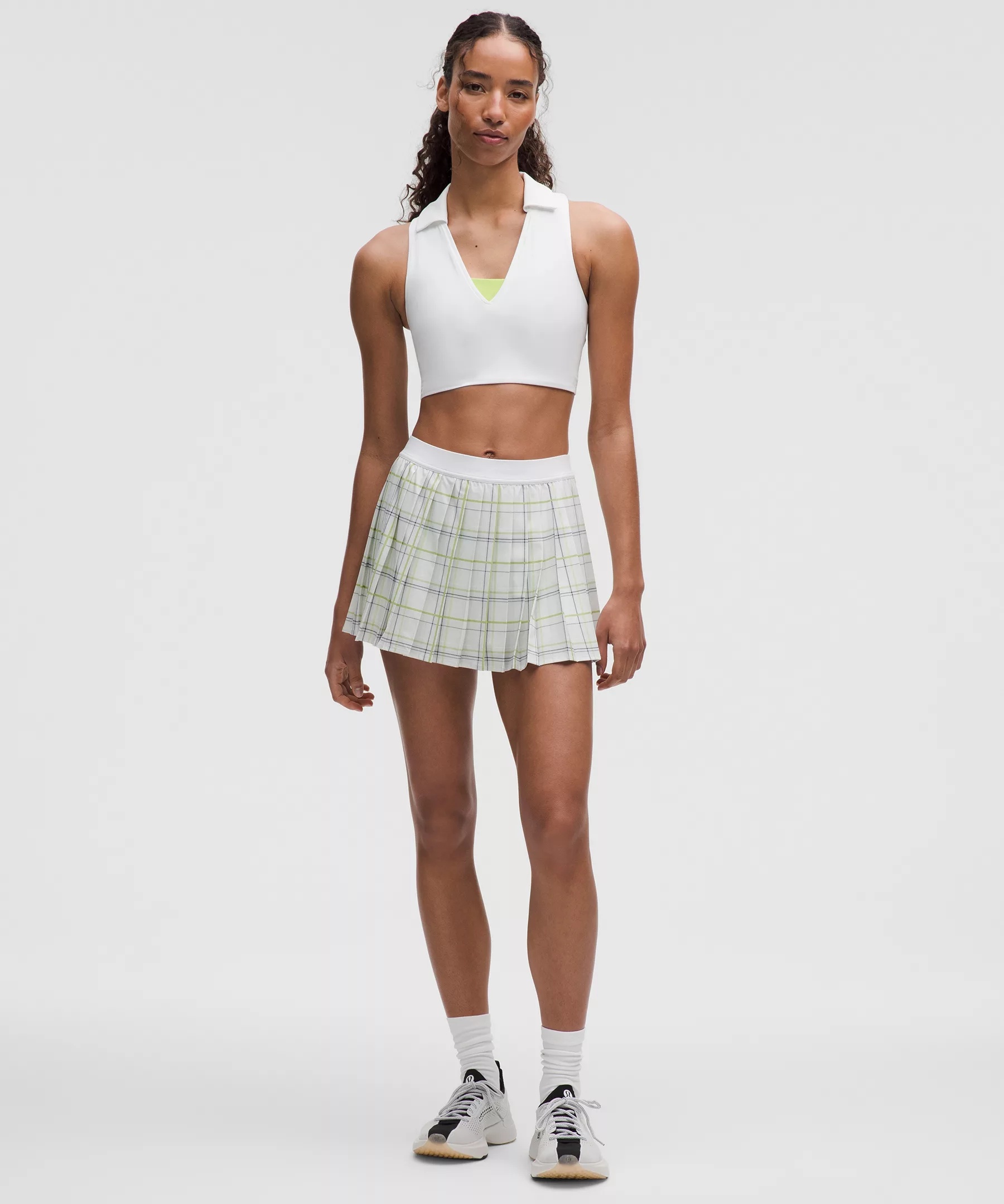 High-Rise Pleated Tennis Skirt - 6