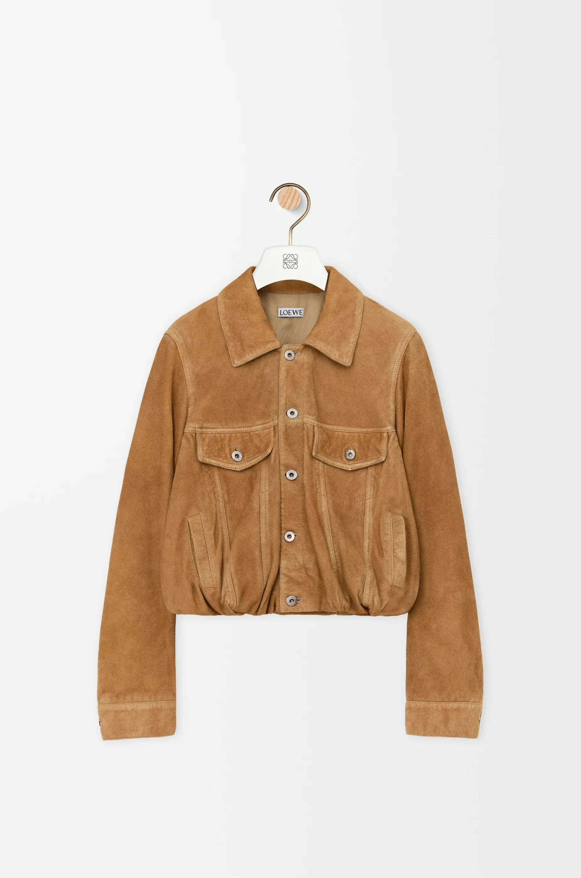 Jacket in suede goatskin - 1