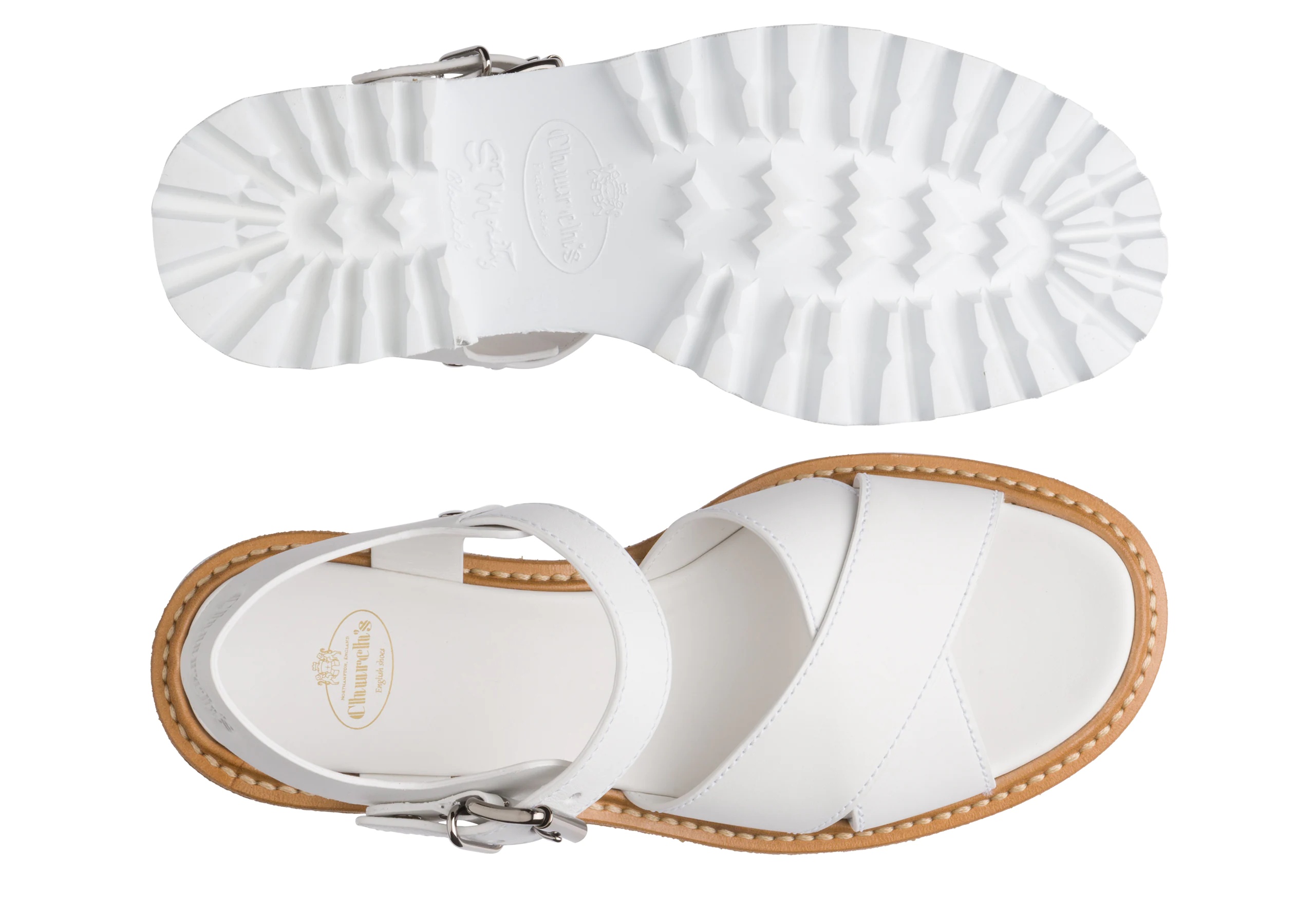 Gaia
Monteria Calf Lightweight Sandal White - 3