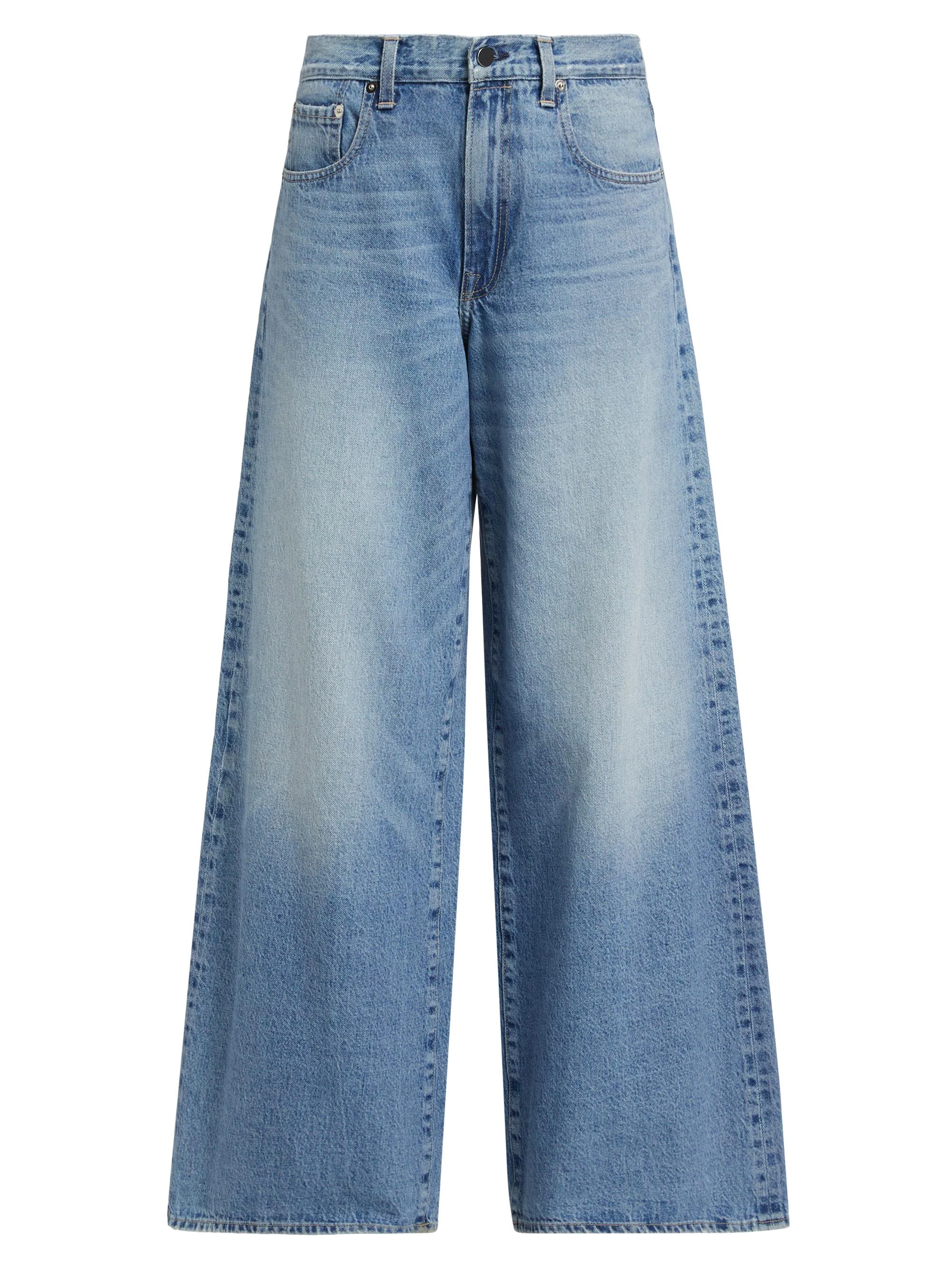 Women's Tiny Dancer Wide-Leg Jeans - Vintage Wash - 1