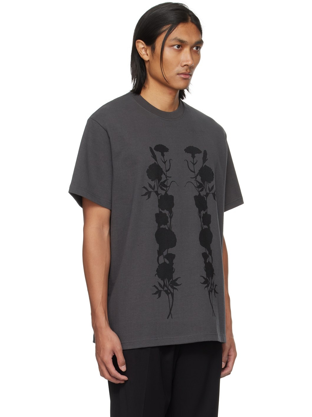 Gray Dusty Foliage T-Shirt - 2