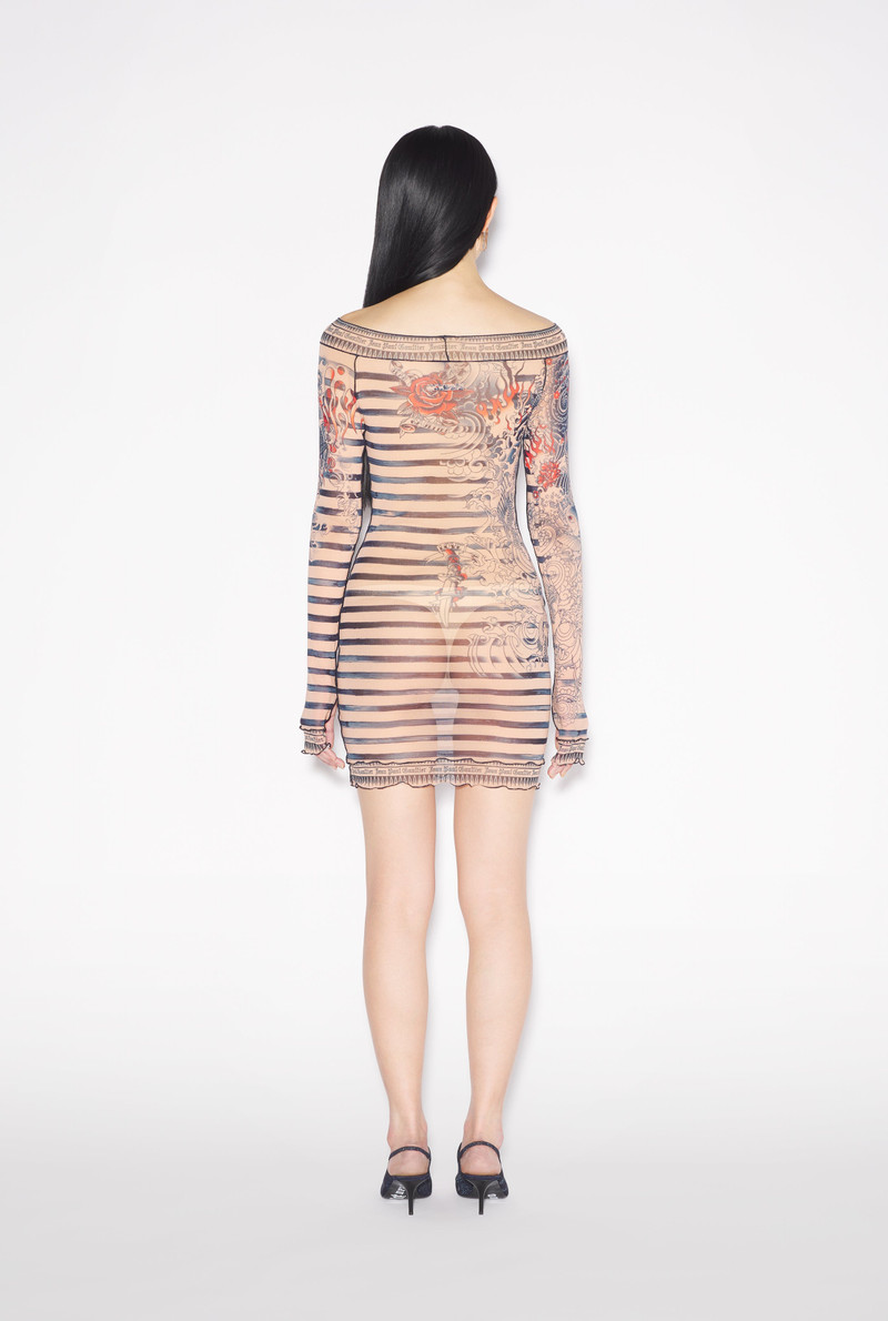 Jean Paul Gaultier THE SHORT NUDE SAILOR TATTOO DRESS outlook