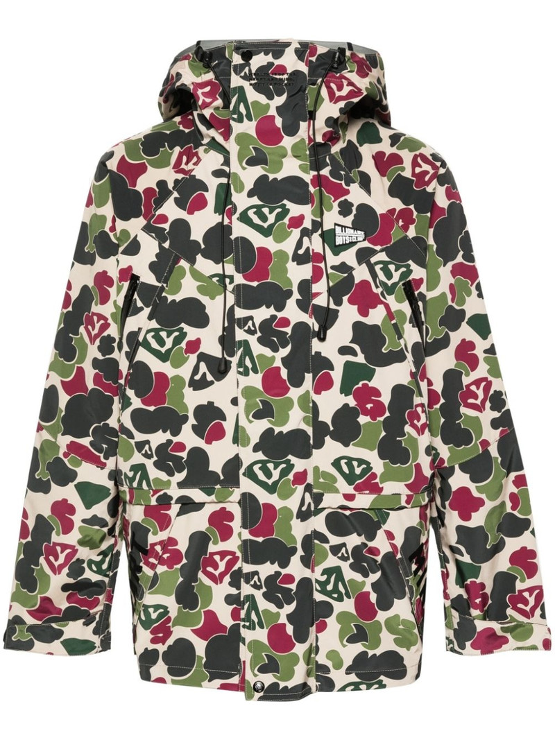 logo-appliquÃ© hooded jacket 1