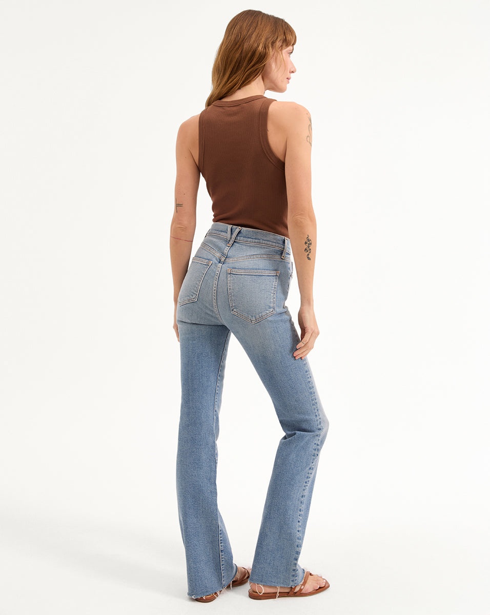 CAMERON RAW HEM BOOTCUT JEAN - 6
